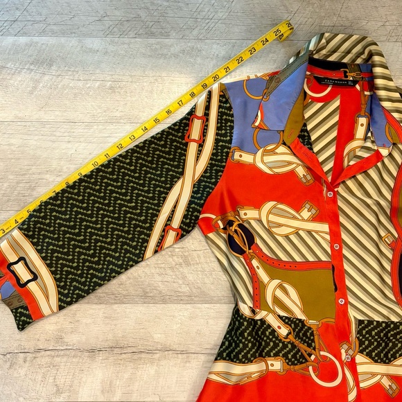 Zara Scarf Print Dress - Picture 8 of 9